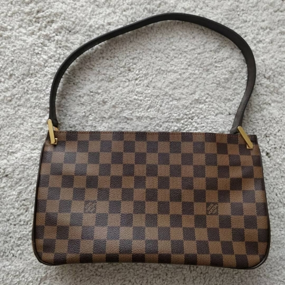 Louis Vuitton Damier Ebene Canvas Shoulder Baguette Brown - Picture 12 of 12
